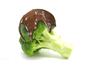 Chocolate covered broccoli
