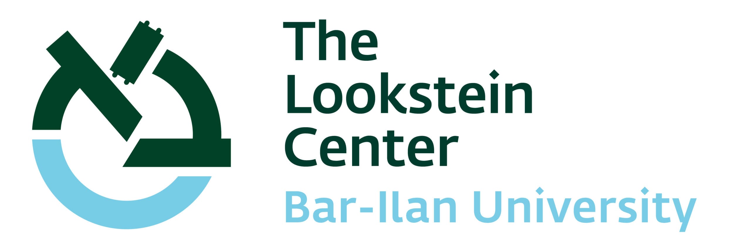 Green TLC logo on white Lookstein Logo